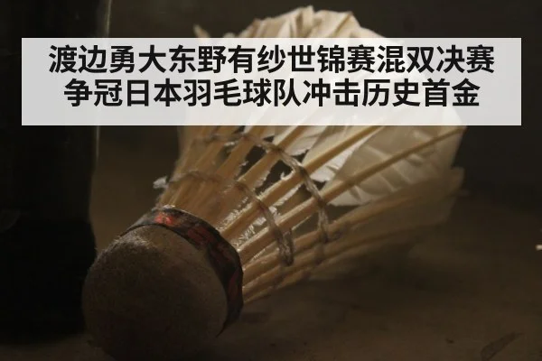 渡边勇大东野有纱世锦赛混双决赛争冠日本羽毛球队冲击历史首金